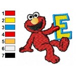 Sesame Street Elmo 07 Embroidery Design